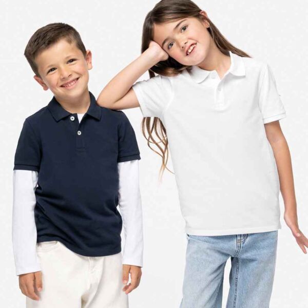 Native Spirit Kids Piqué Polo Shirt Thumbnail